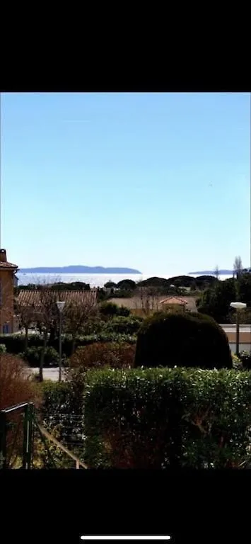 Au Petit Bonheur Vue Mer, Parking, 400M Plage Le Lavandou